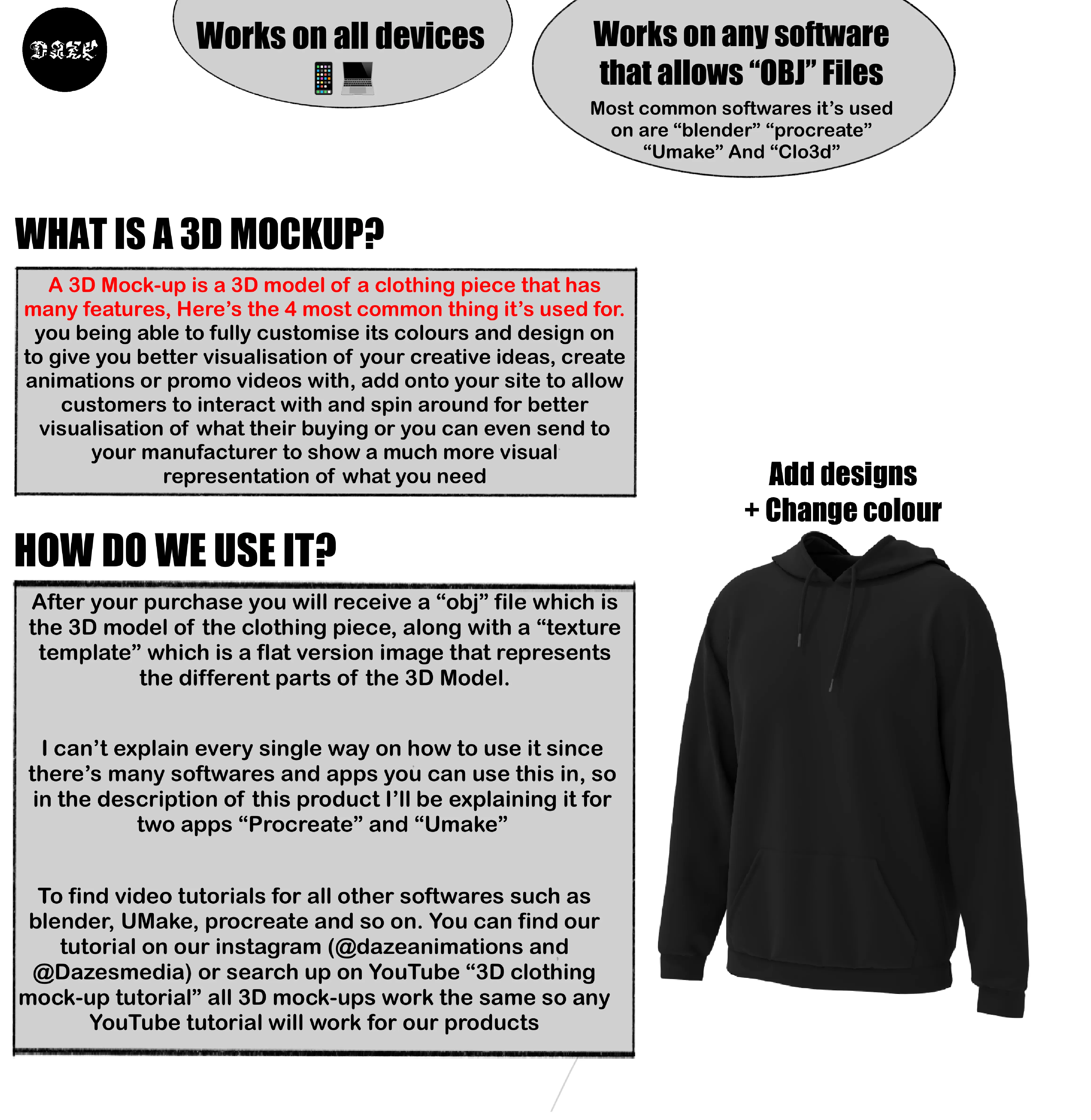 (10 ) 3D ACCESSORY MOCK-UP BUNDLE