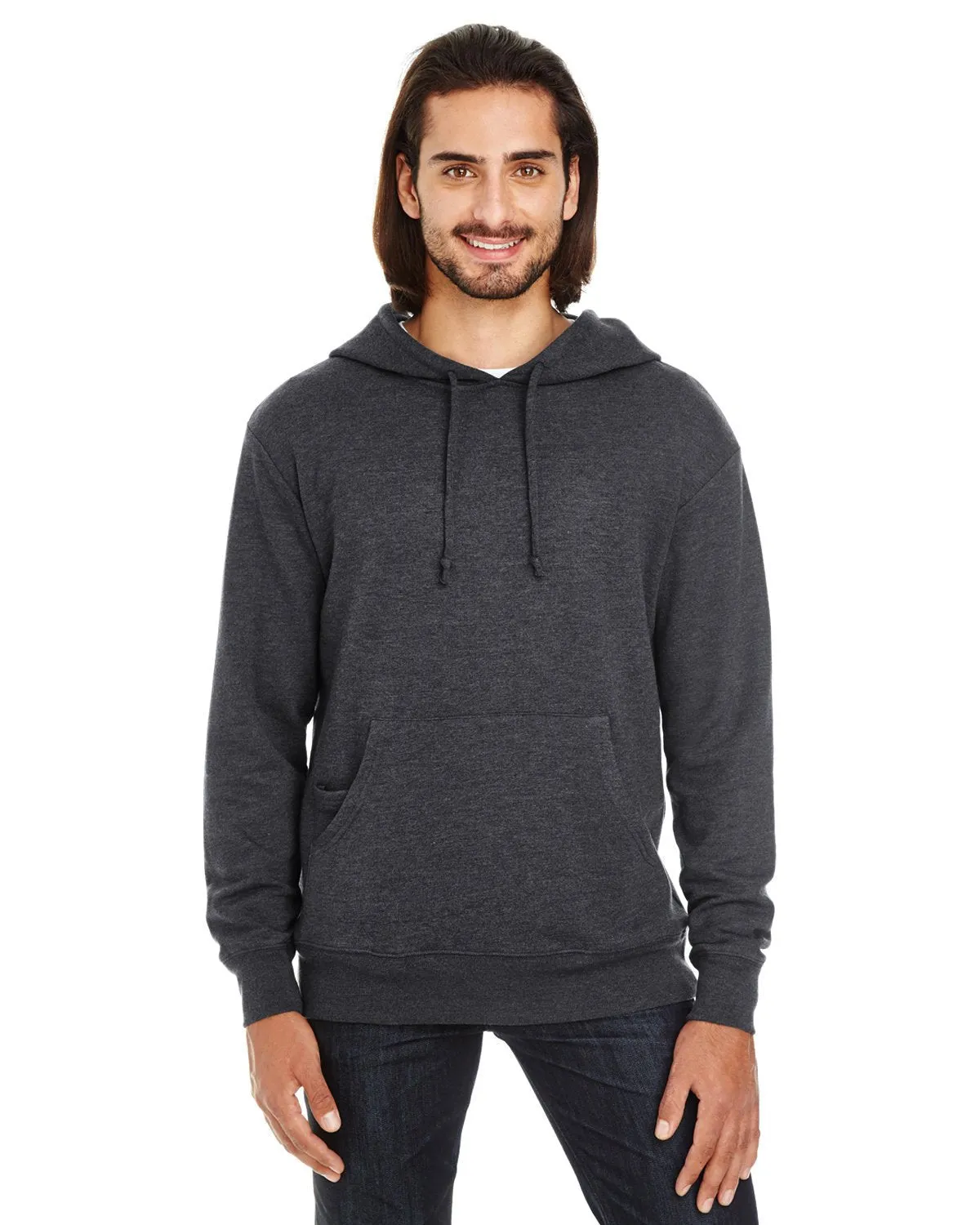 321H-Threadfast Apparel-BLACK HEATHER