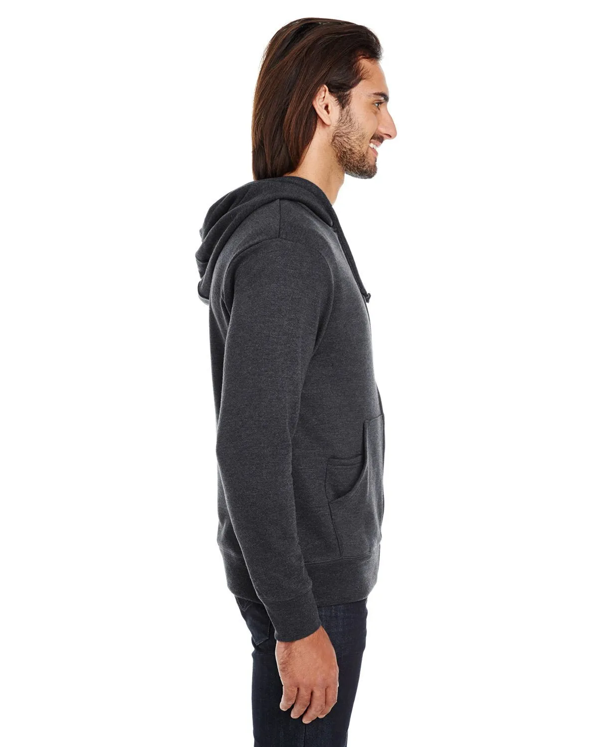 321Z-Threadfast Apparel-BLACK HEATHER