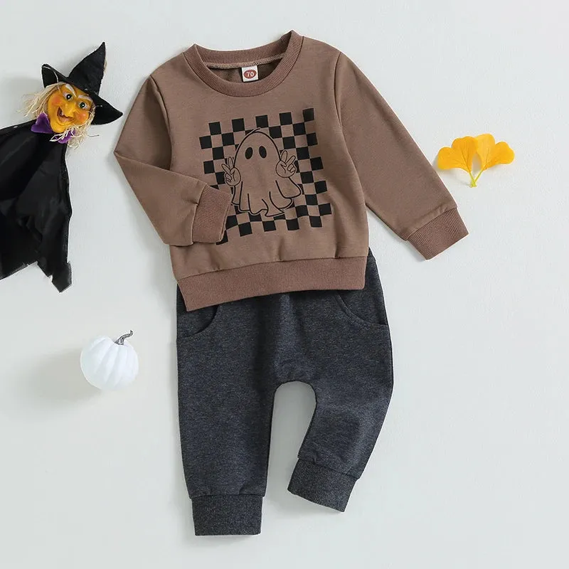 Baby Toddler Boys (to 3T) Halloween Ghost Outfit