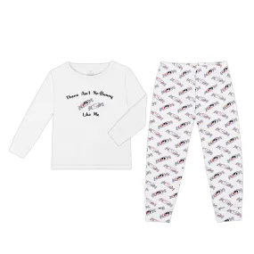 Bamboo Blend Two Piece Pajama Set - Bunny Candy