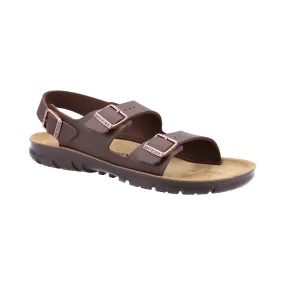 Birkenstock Kano Birko Flor Mens Sandal - Dark Brown
