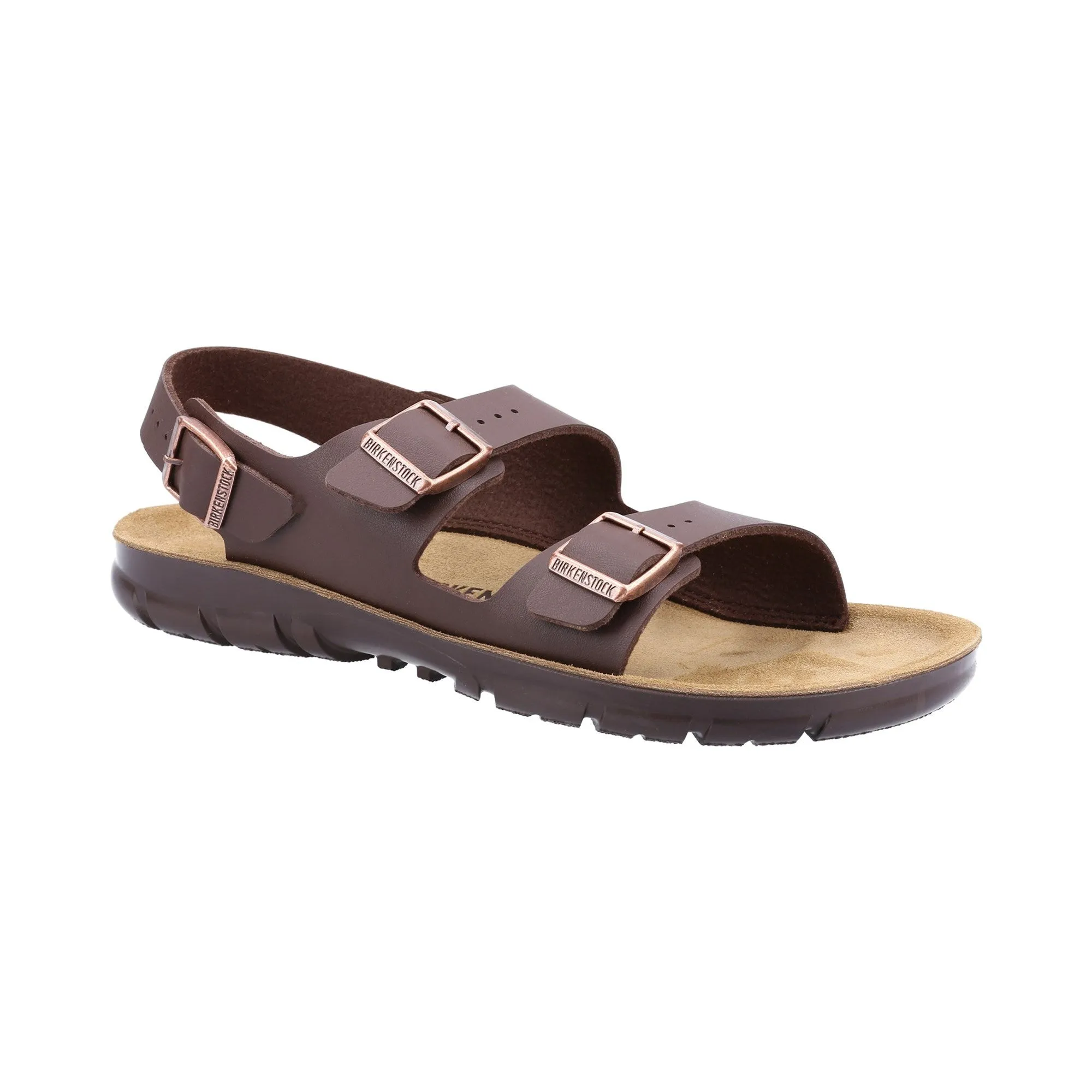 Birkenstock Kano Birko Flor Mens Sandal - Dark Brown