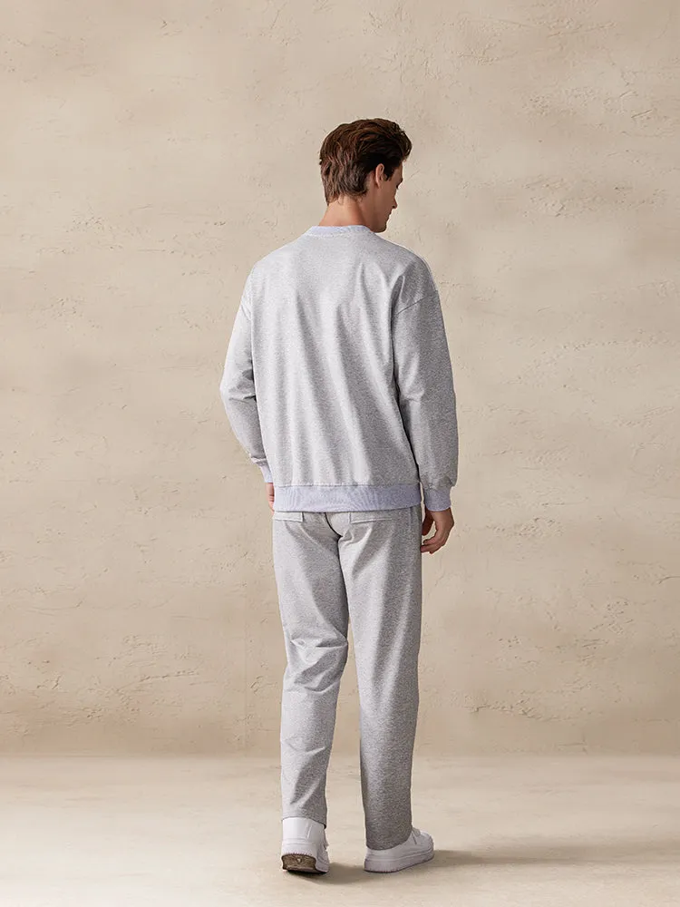 Casual 2-Piece Sweatsuit Set