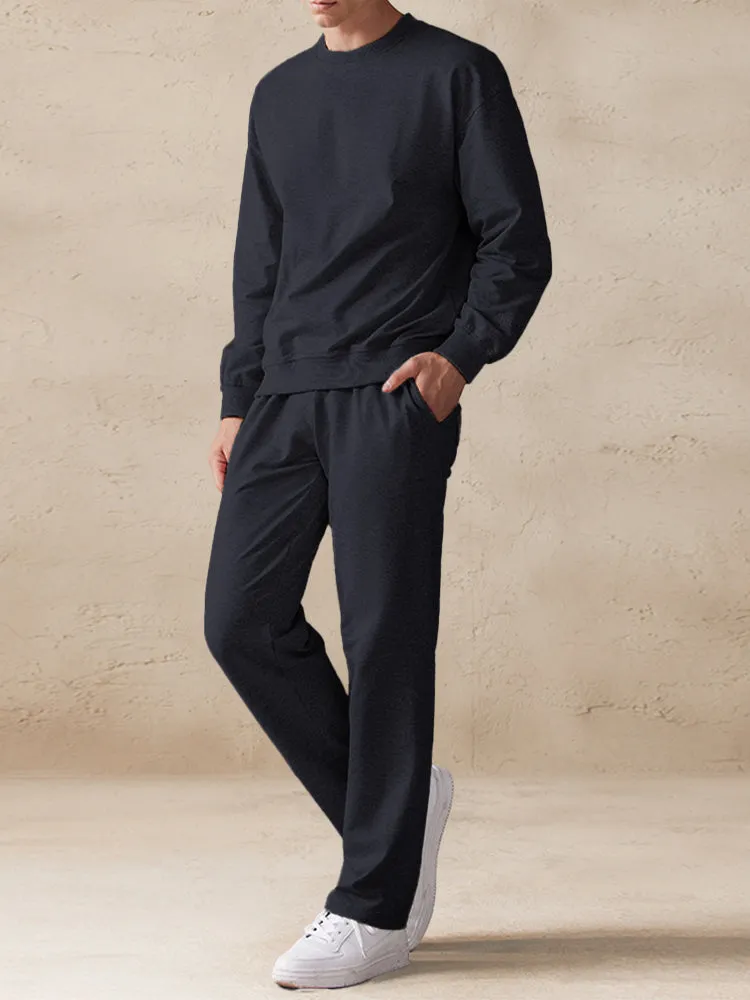 Casual 2-Piece Sweatsuit Set