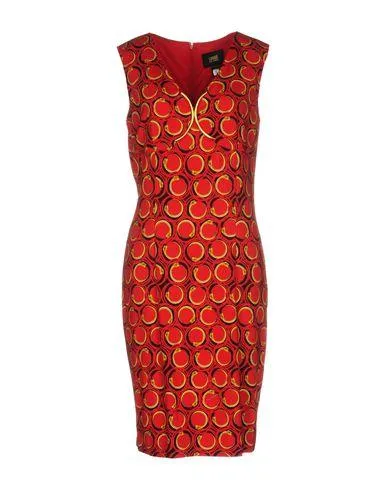Cavalli Class Women Knee-length dress Red 12 UK