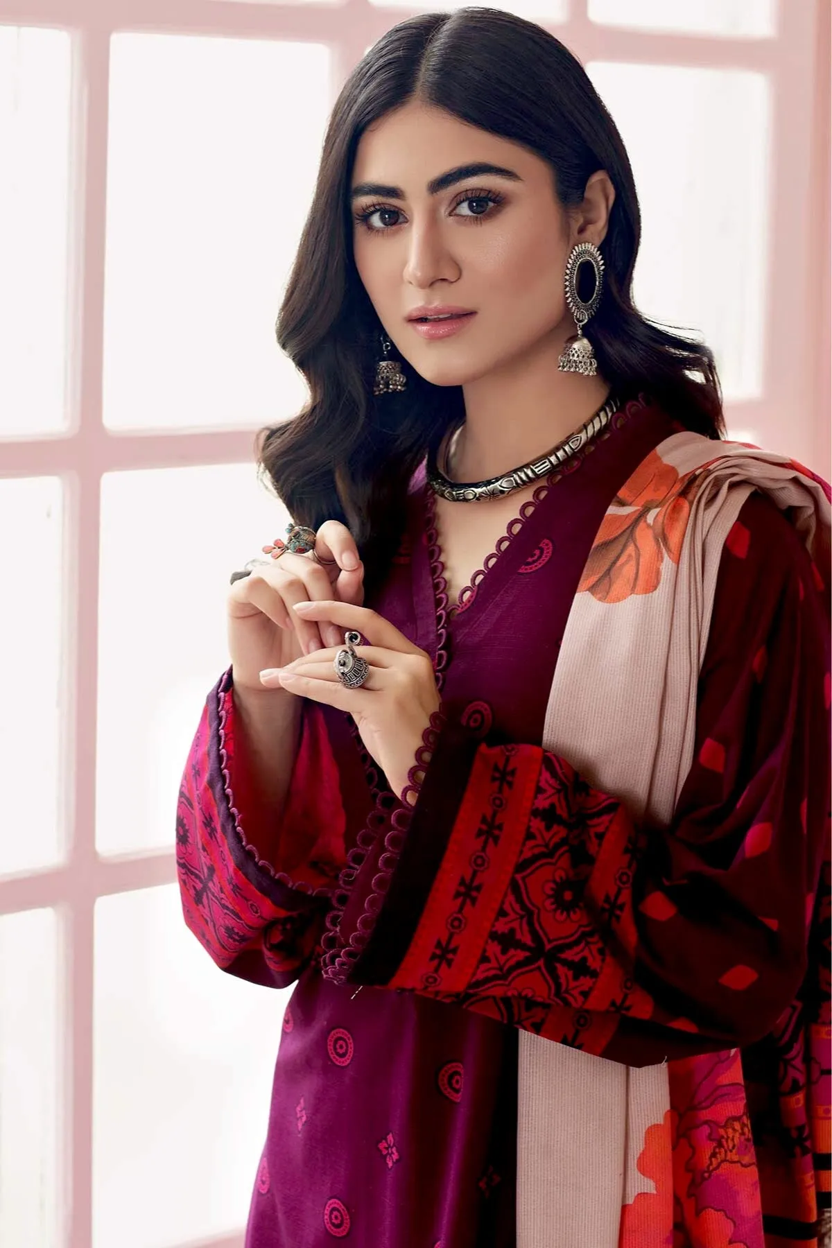 Charizma Qaus Printed Khaddar Collection – QPK-12