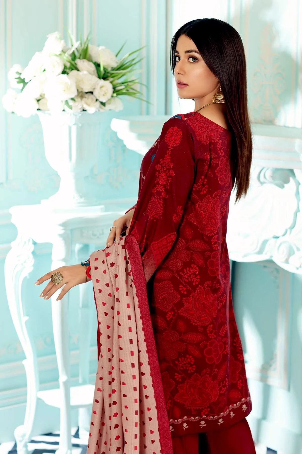Charizma Qaus Printed Khaddar Collection – QPK-18