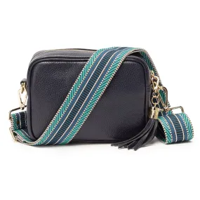 Crossbody Navy (Blue Aztec strap)