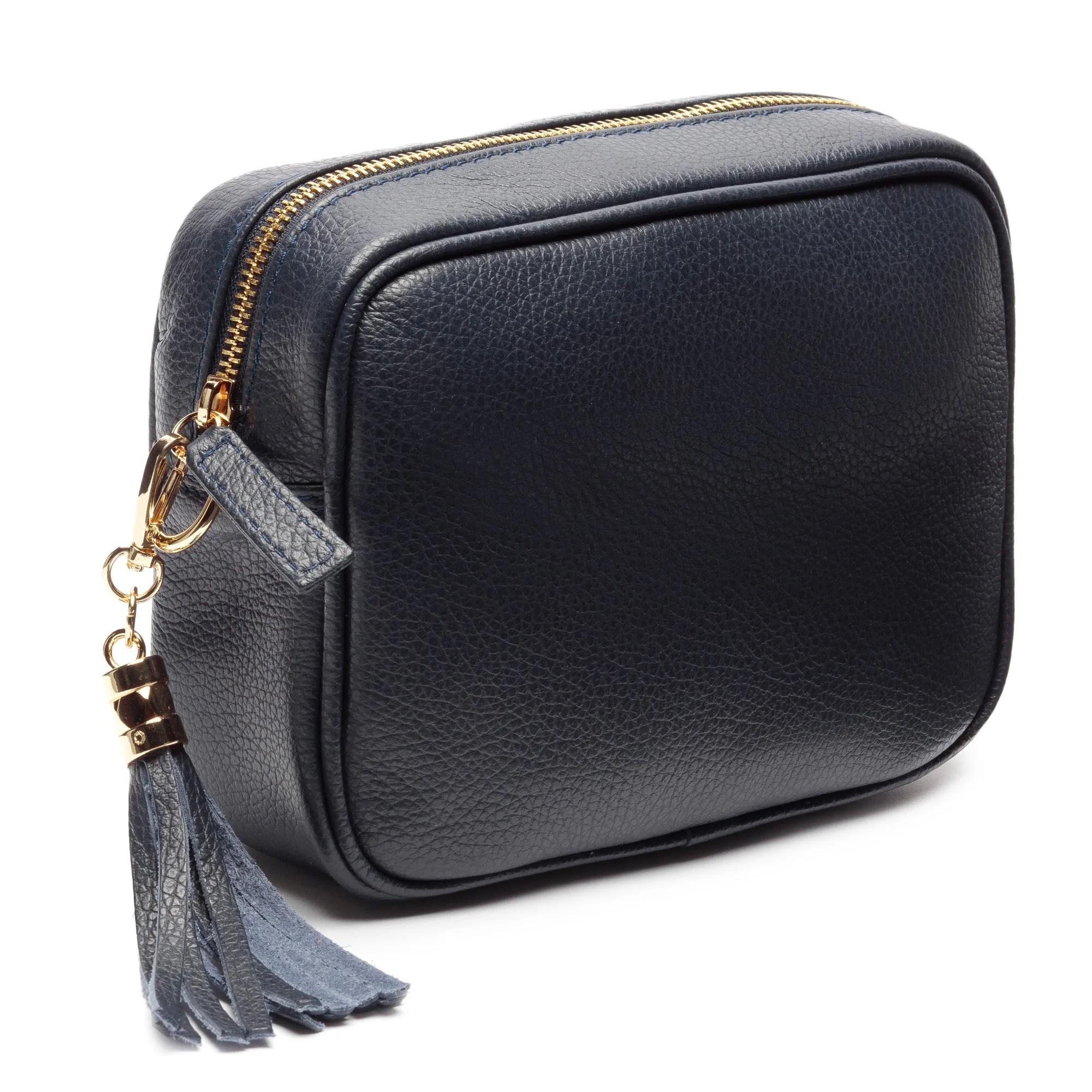 Crossbody Navy (Silver Chevron Strap)