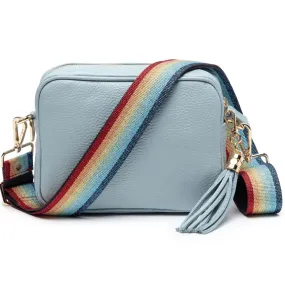Crossbody Powder Blue (Rainbow Strap)