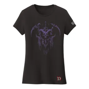 Diablo IV Necromancer Sigil Women's Black T-Shirt