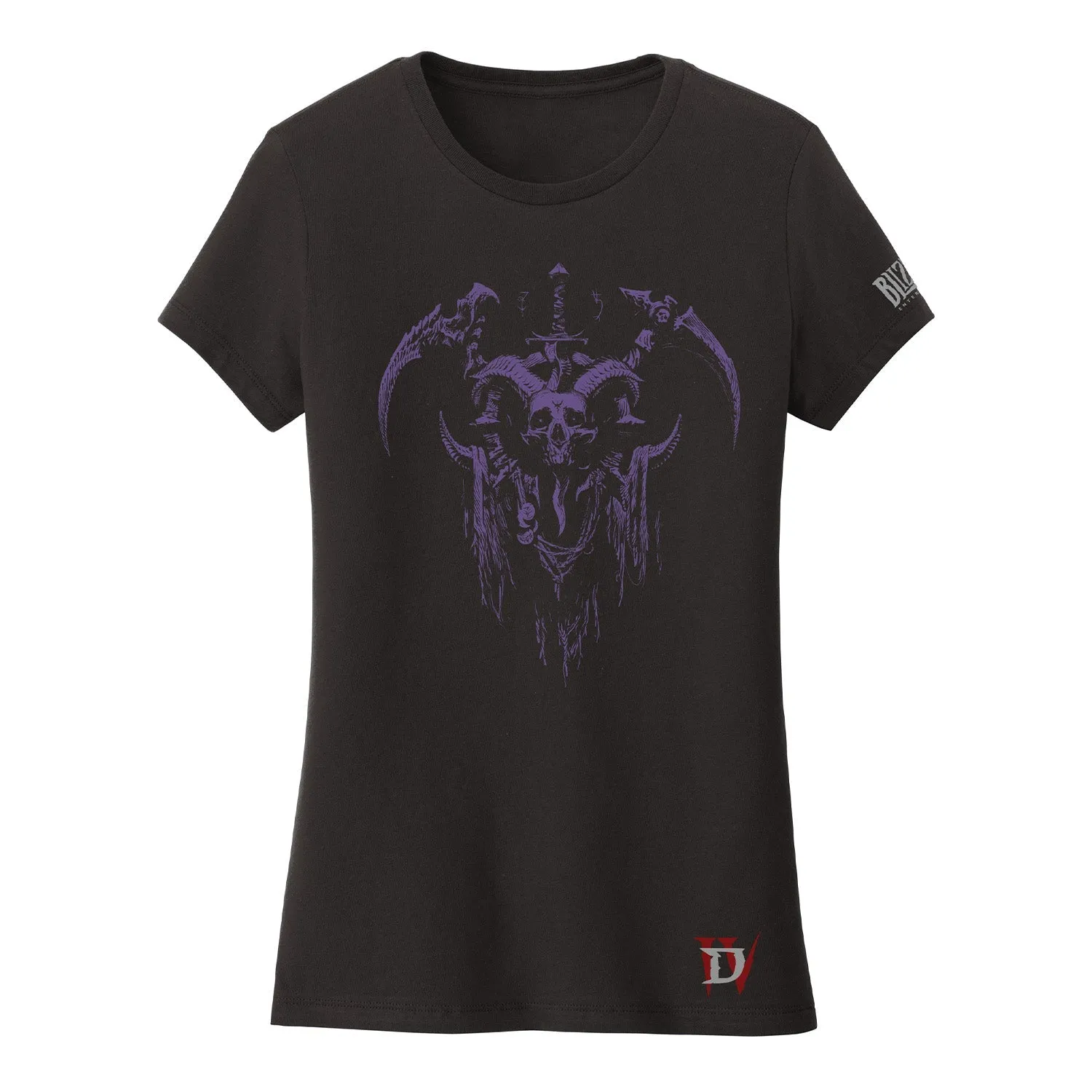 Diablo IV Necromancer Sigil Women's Black T-Shirt
