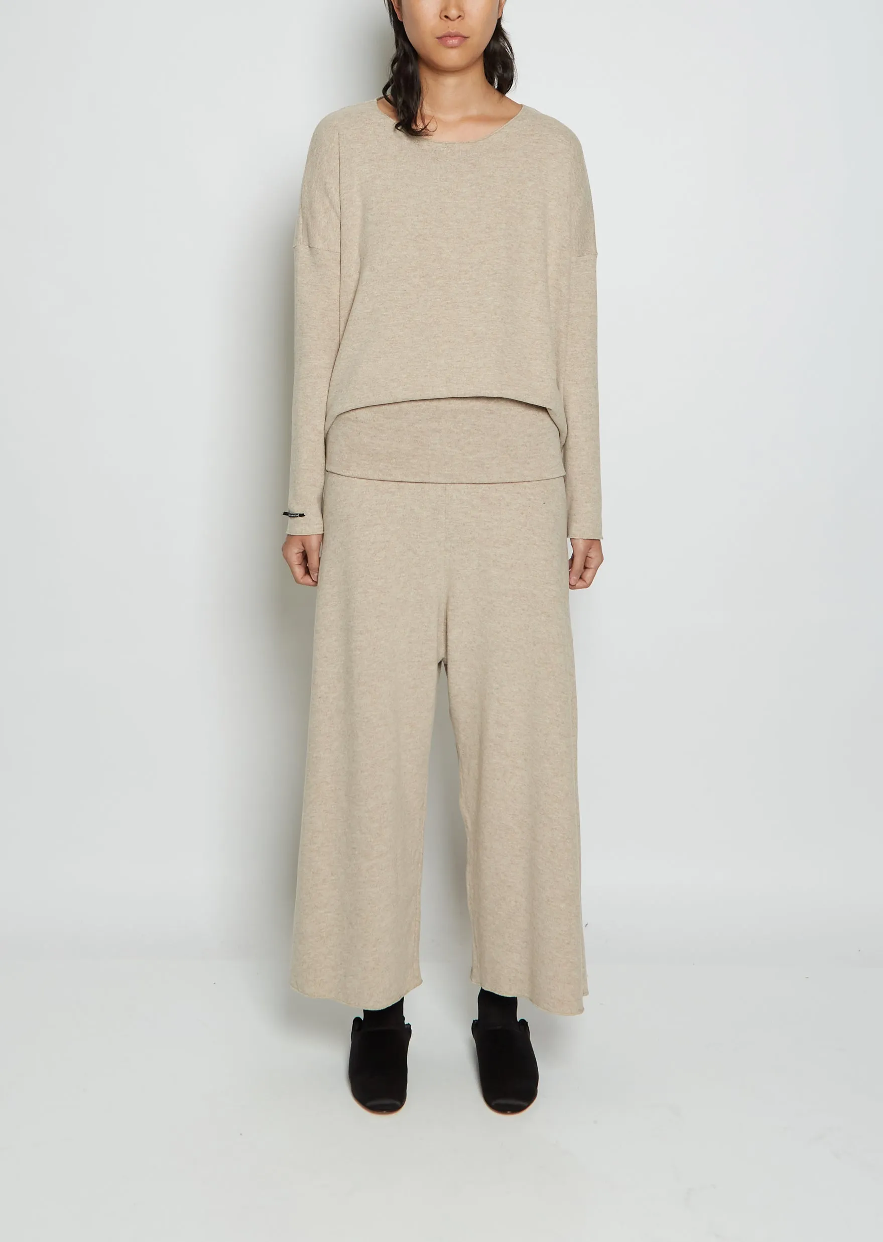 Easy Cotton Trouser JP — Beige