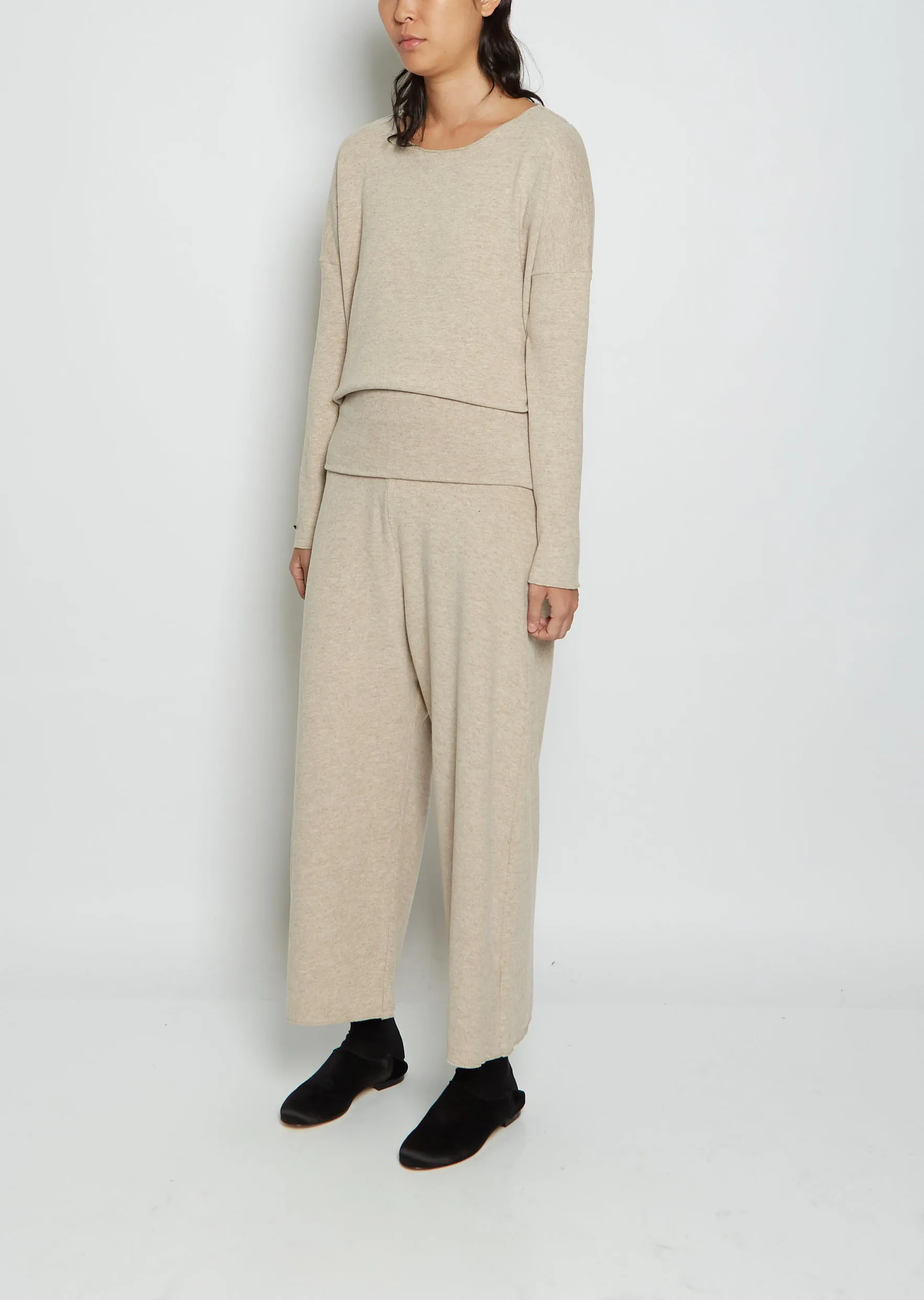 Easy Cotton Trouser JP — Beige