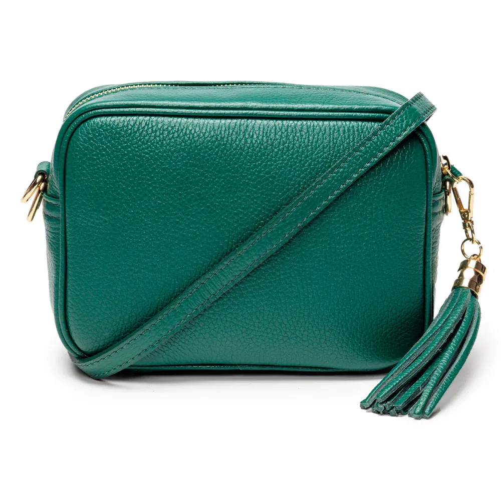 Elie Beaumont Crossbody Bag in Peacock Green