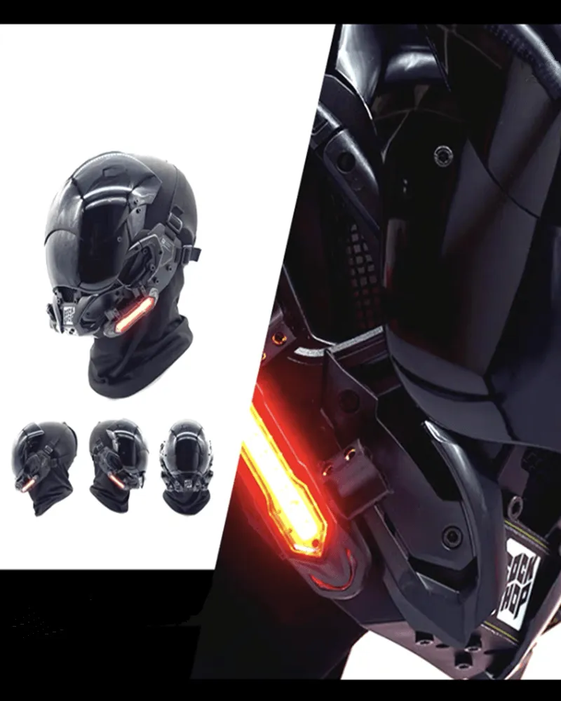 Fast and Furious LED Cyberpunk Helmet Mask
