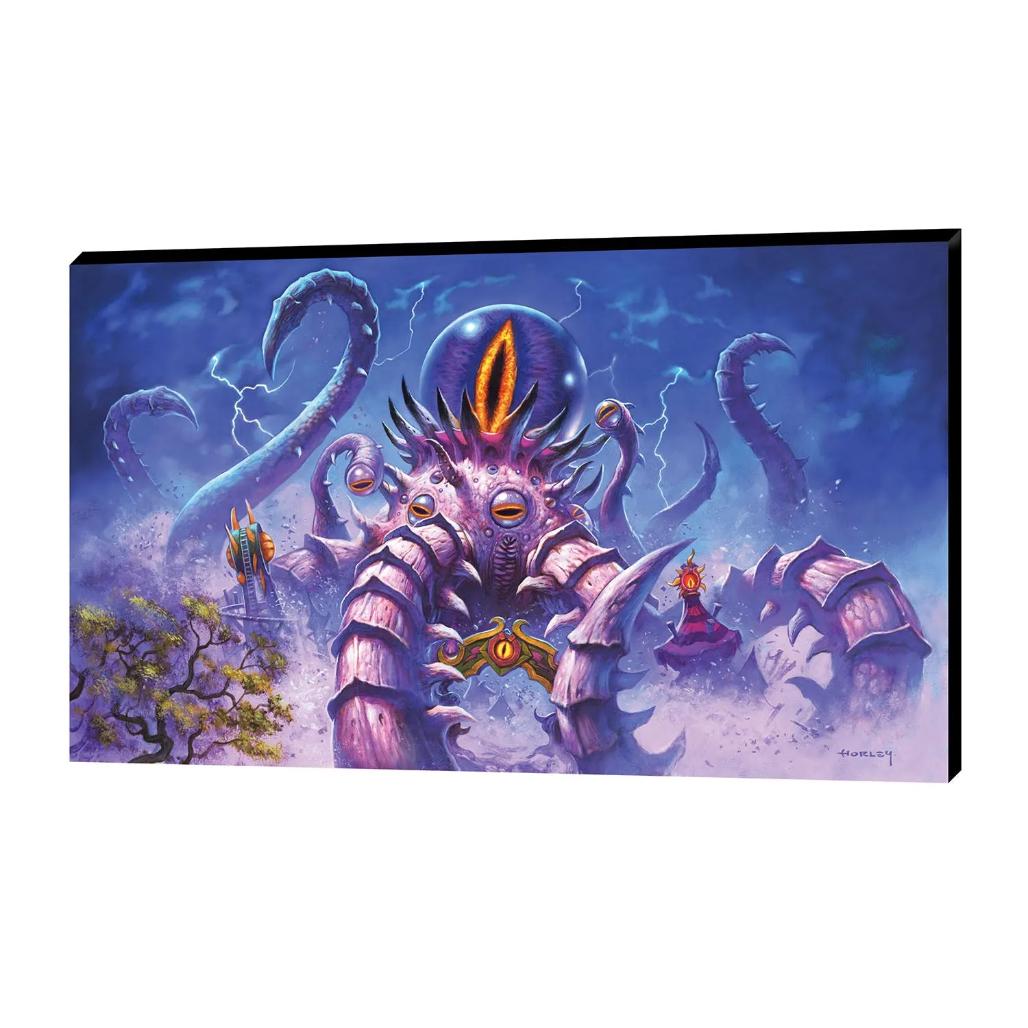 Hearthstone C'Thun The Shattered 35.5x61cm Canvas