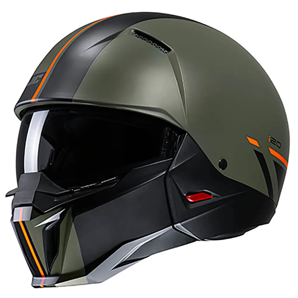 HJC i20 Helmet Batol MC4SF Green