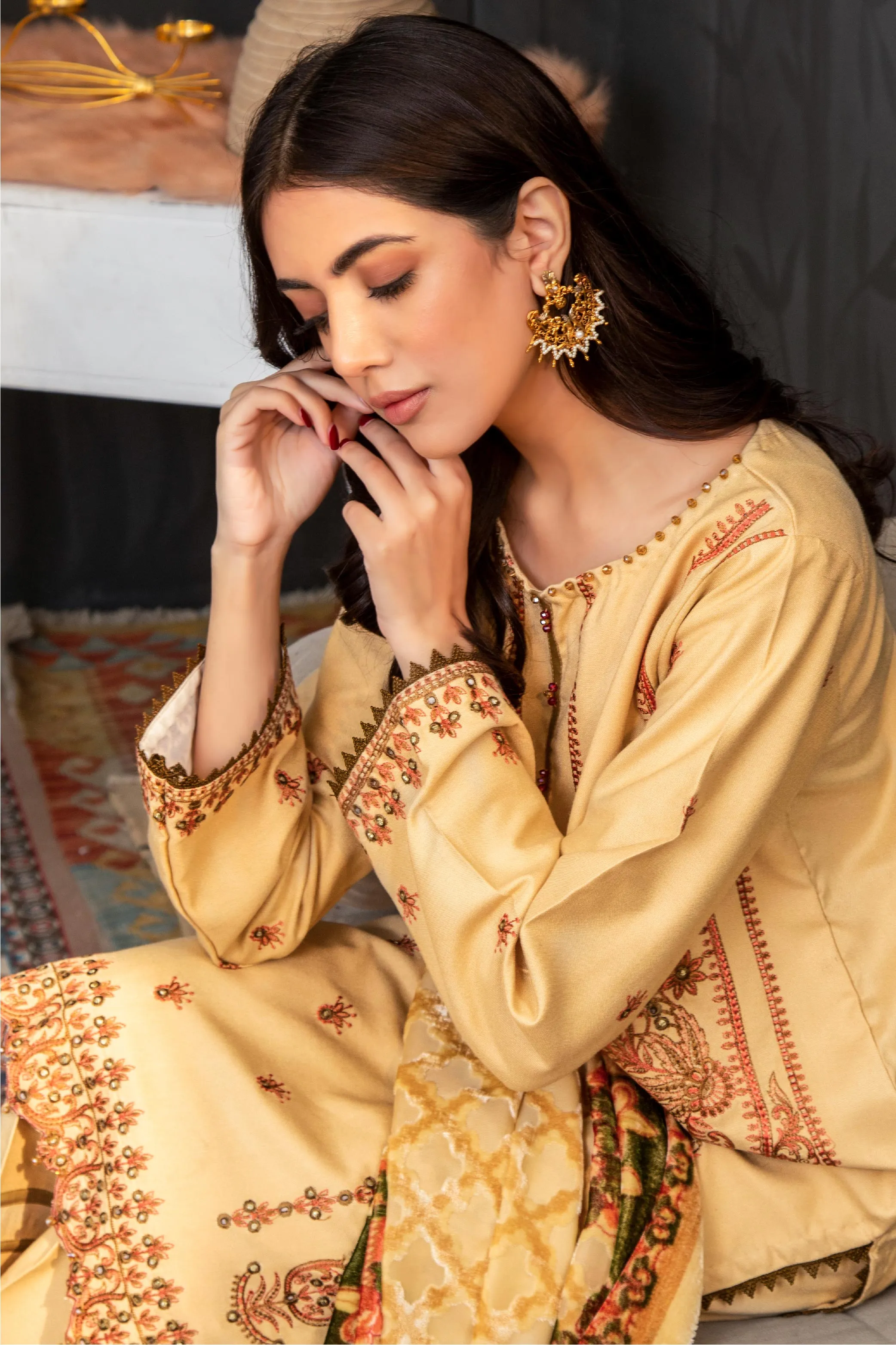 Lala Brocade Winter Collection (with Palachi Shawl) – ARIA