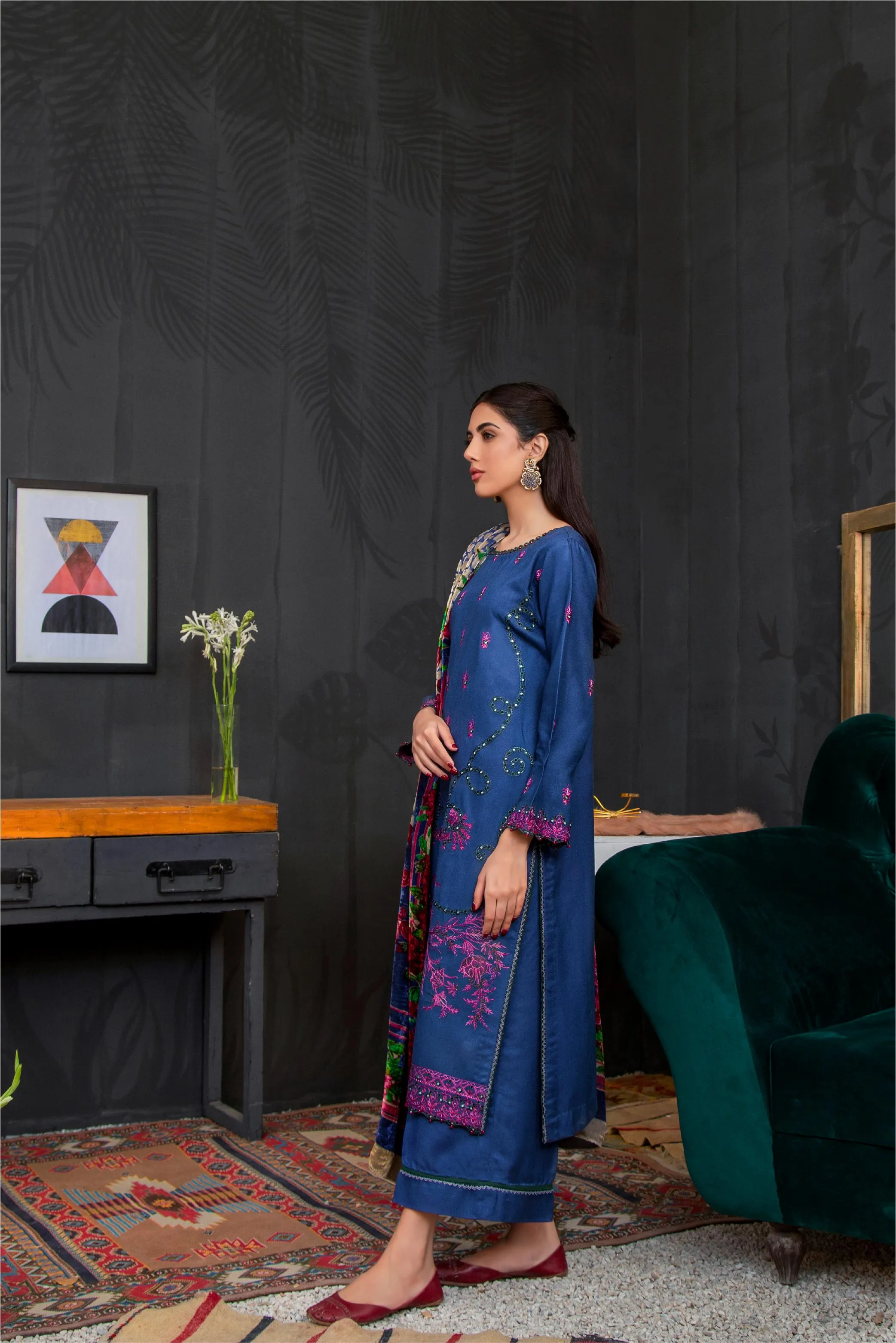 Lala Brocade Winter Collection (with Palachi Shawl) – CLARA