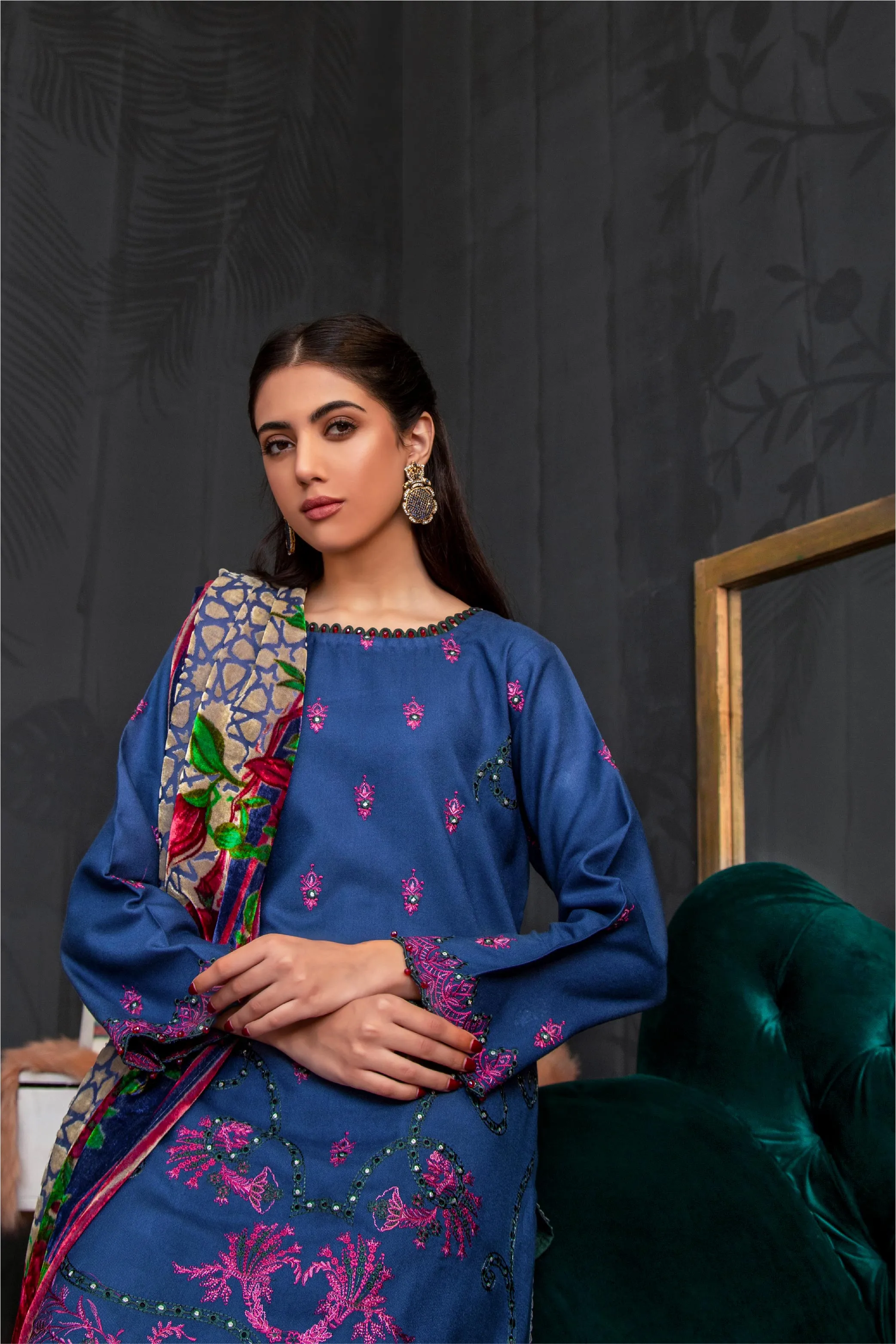 Lala Brocade Winter Collection (with Palachi Shawl) – CLARA
