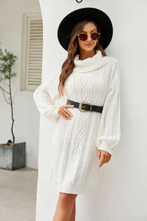 Lantern Sleeve Sweater Dress Lantern Sleeve Sweater Dress
