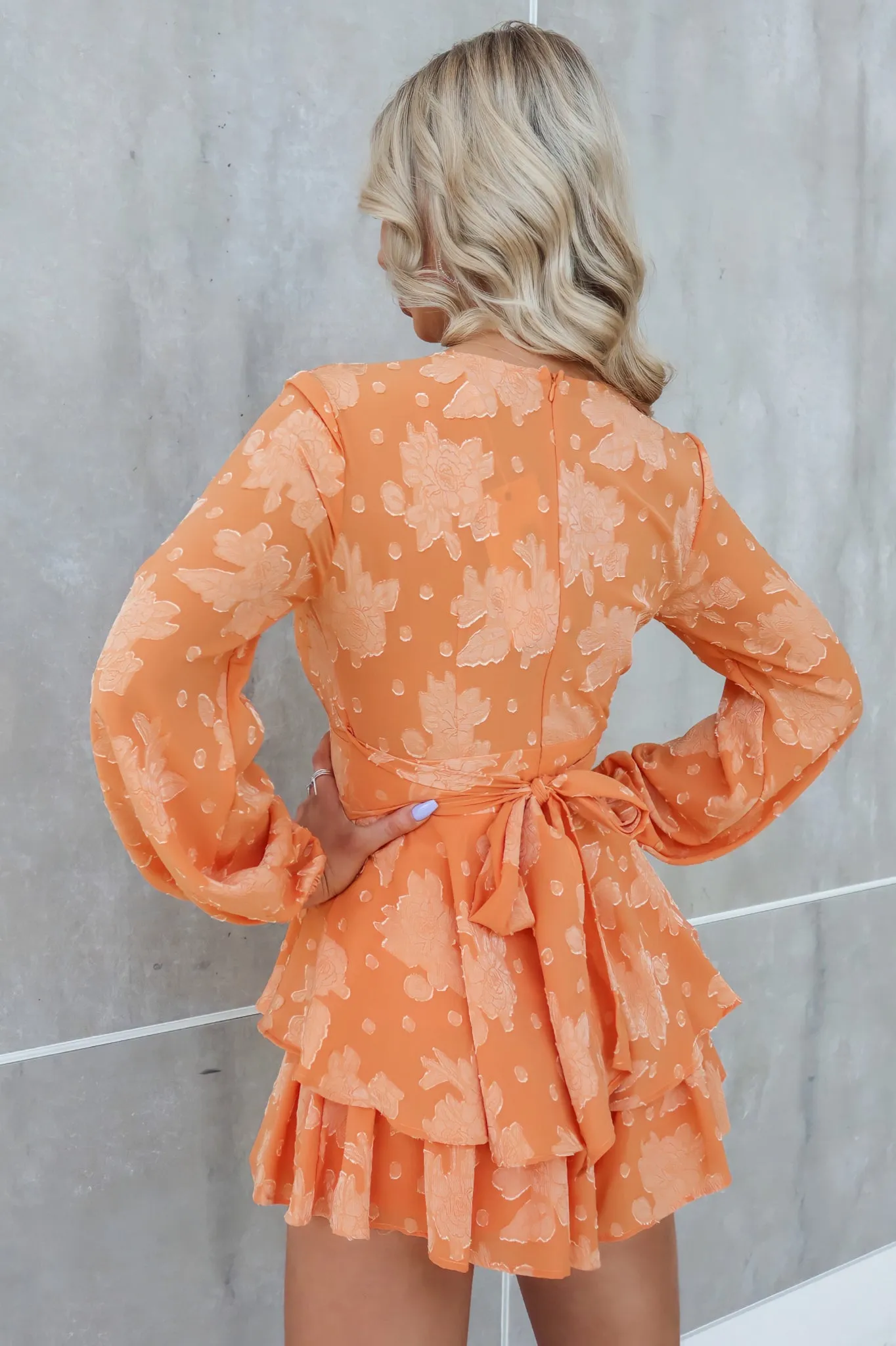 London Playsuit - Orange Print