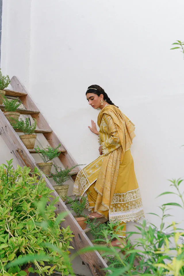 Qalamkar Qline Linen Collection – VL-07 ROOHI