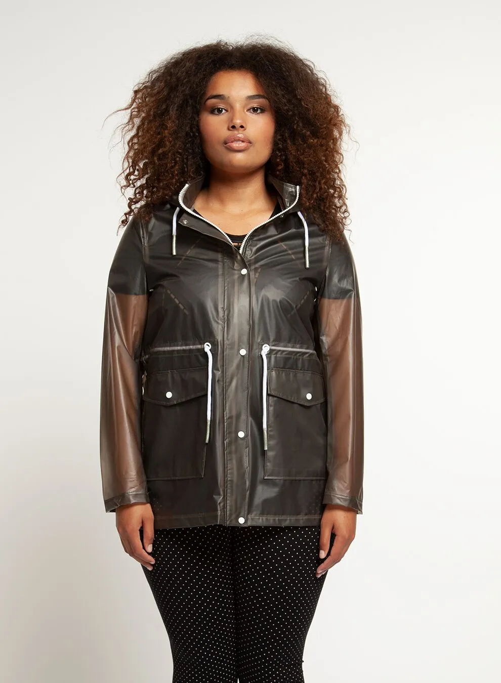 "Final Sale" Dex Grey Raincoat