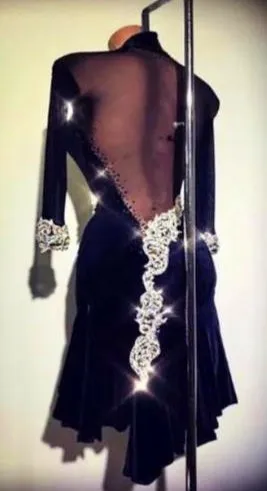 Sassy, Sexy & Sheer Attitude Rhythm or Latin Ballroom Dance Dress