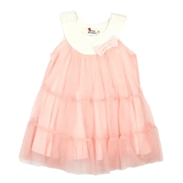 Sheer Mesh Dress - Pink