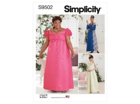 Simplicity Pattern SS9502 Misses' Plus Costume