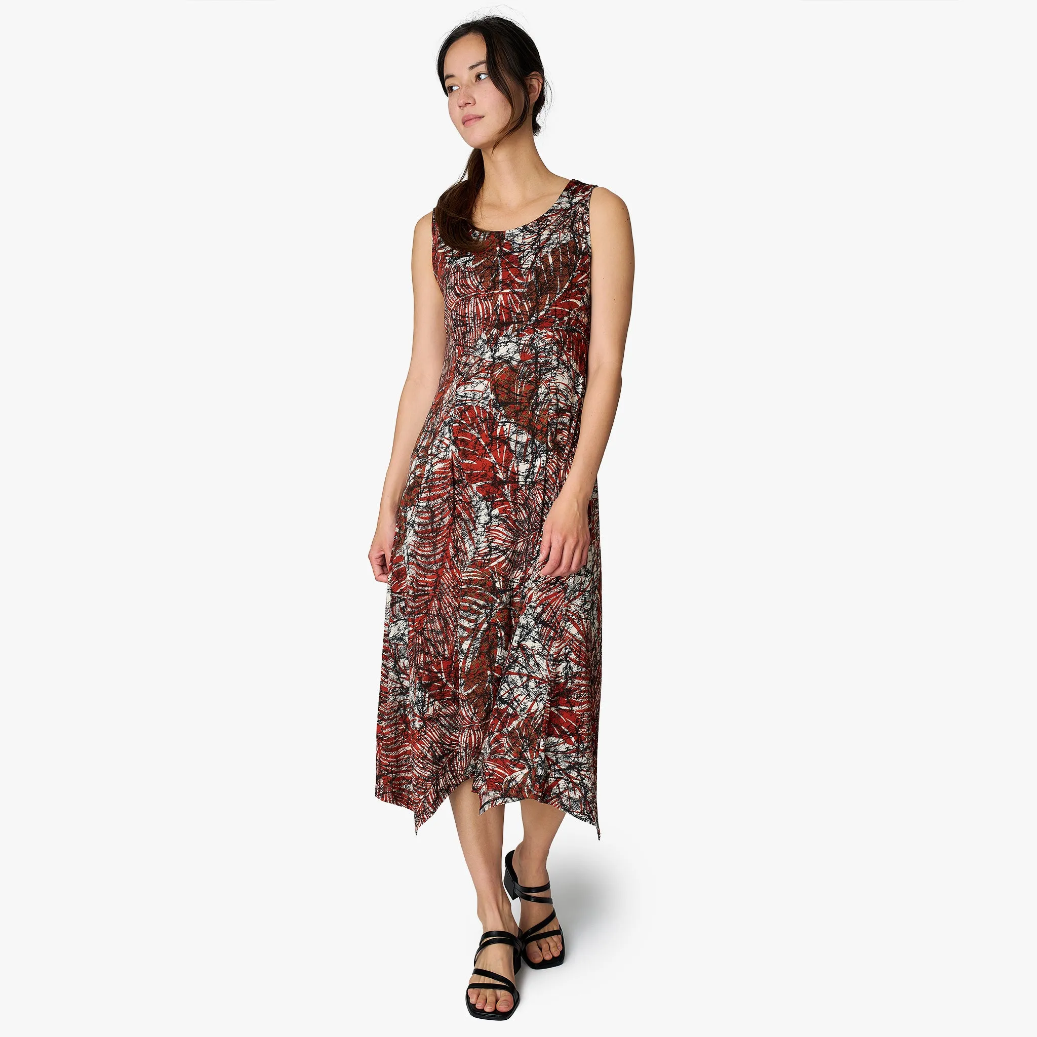 Sleeveless Long Jersey Dress