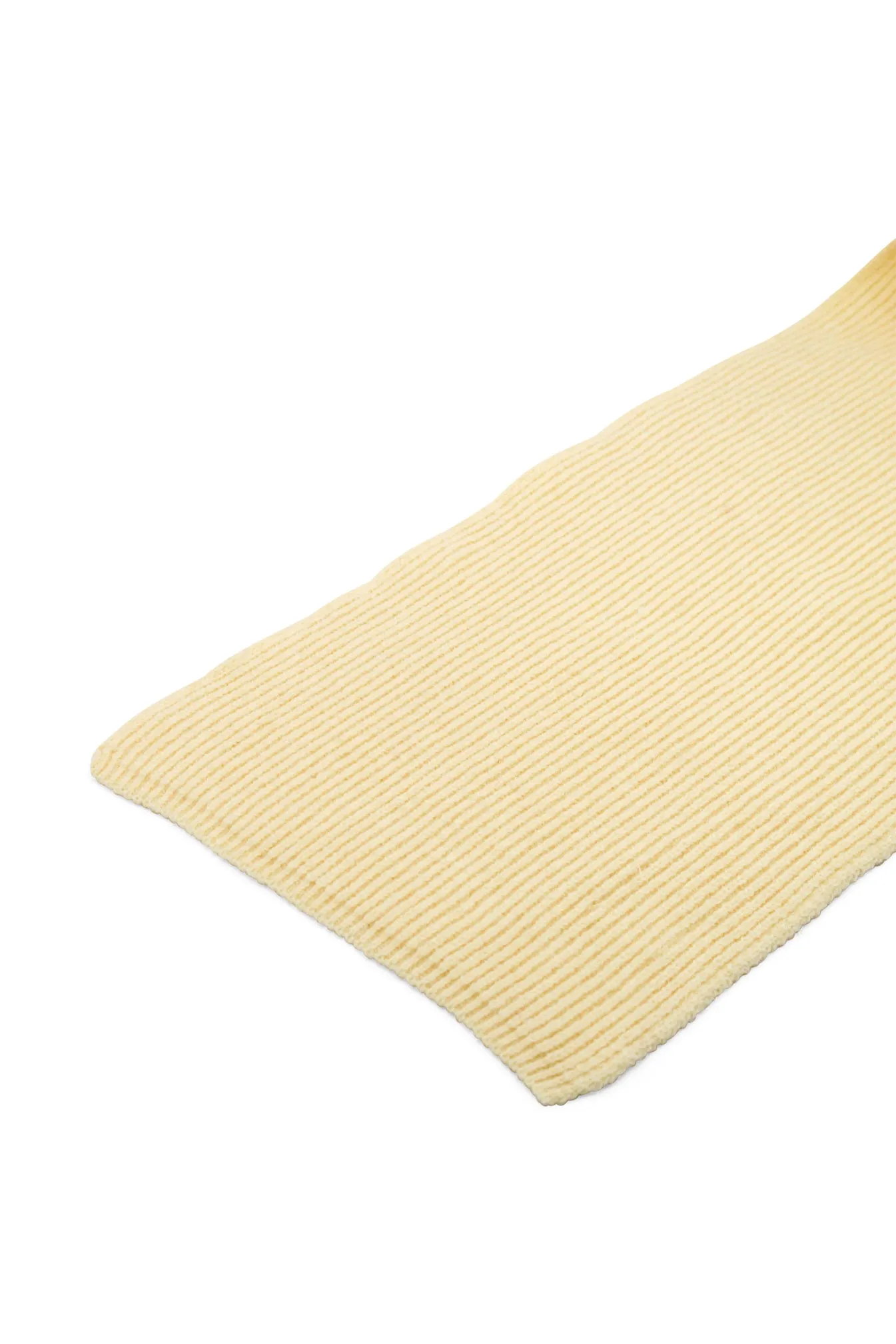 Stacy Rib Knit Scarf in Yellow