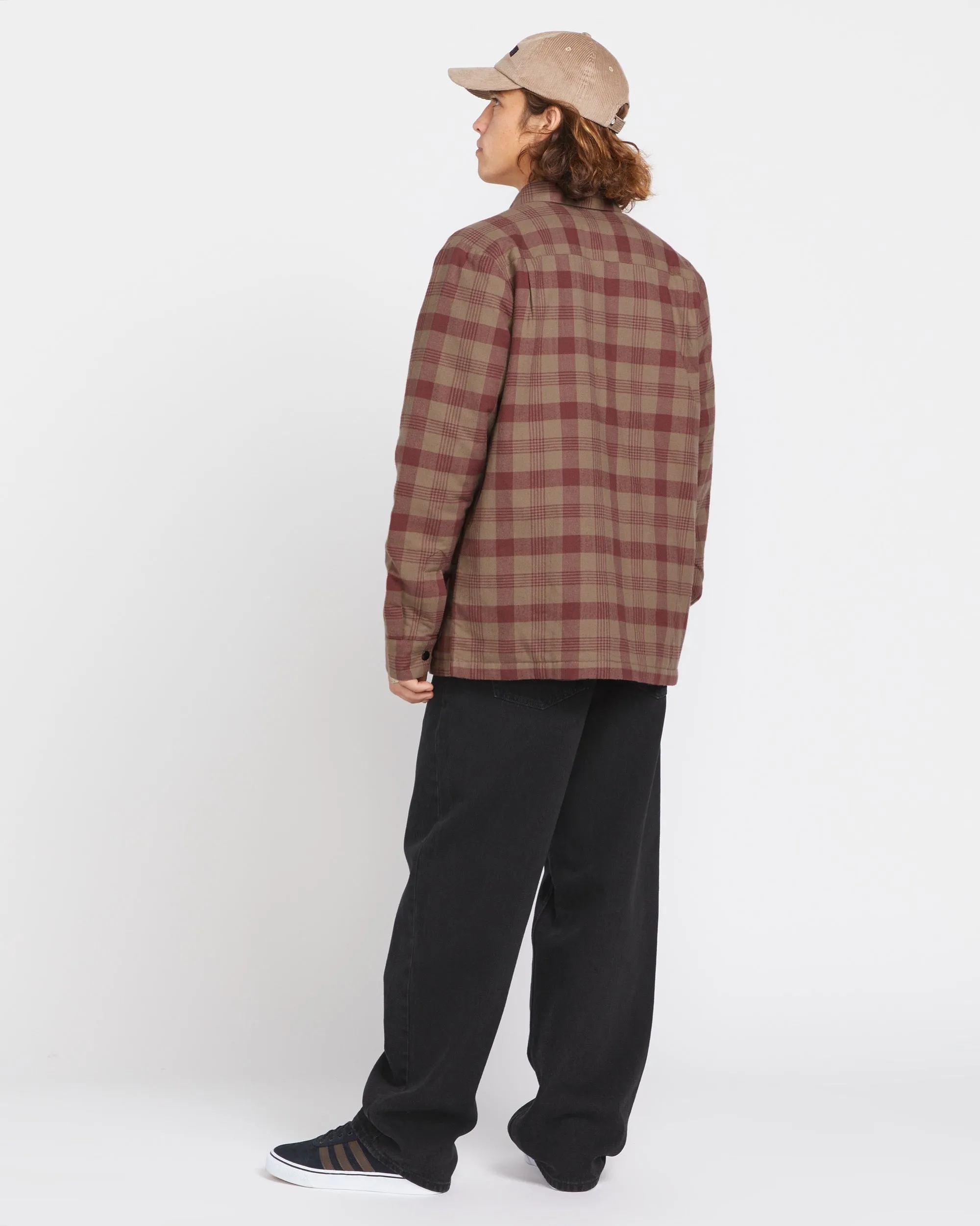 Stradostone Lined Long Sleeve Shirt - Teak