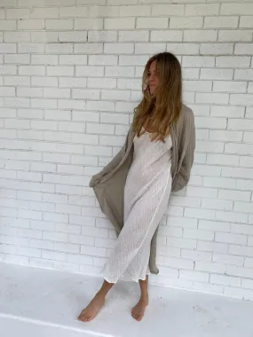 VESTITO SOTTOVESTE MIDI AFRODITE LATTE