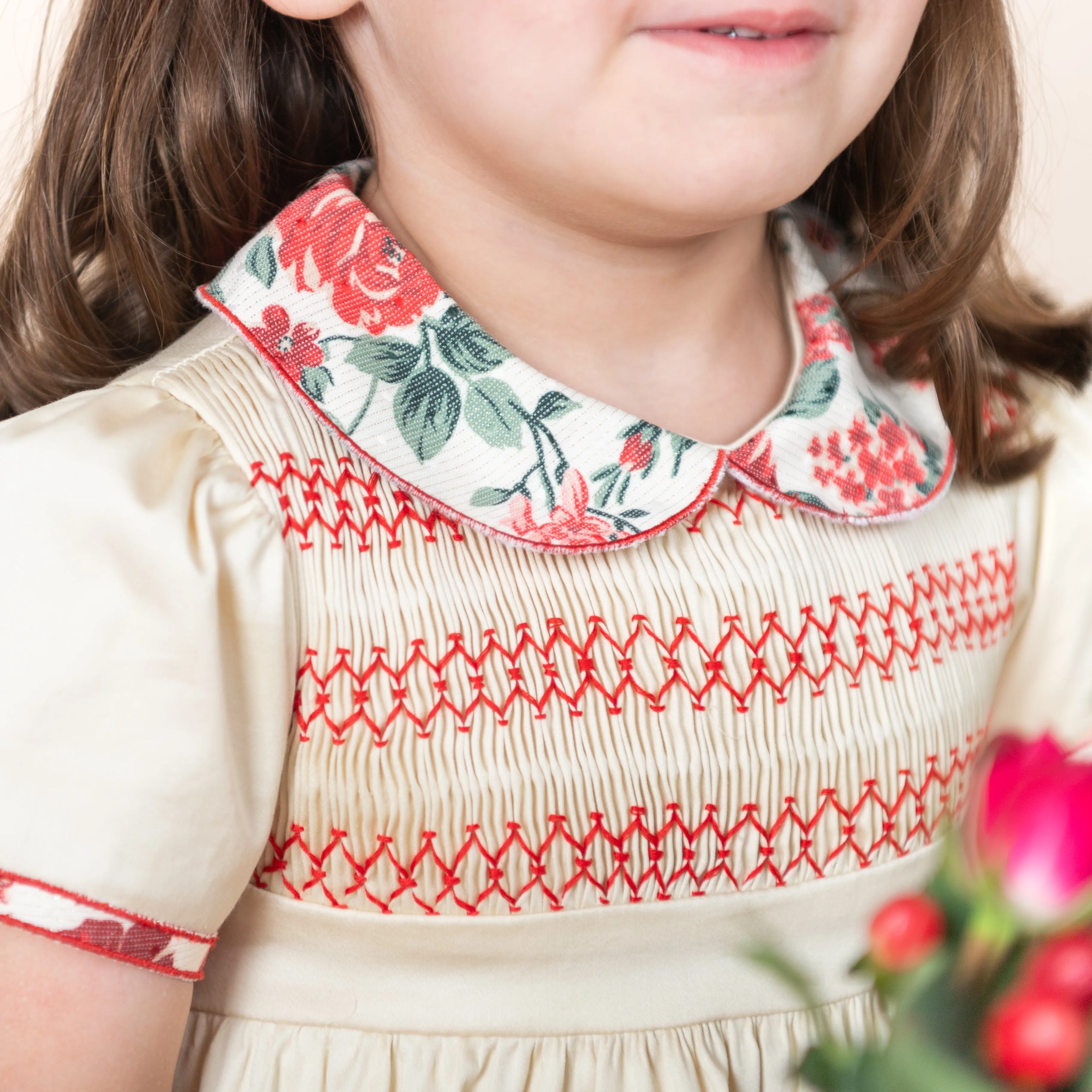 Victoria Cream Dress