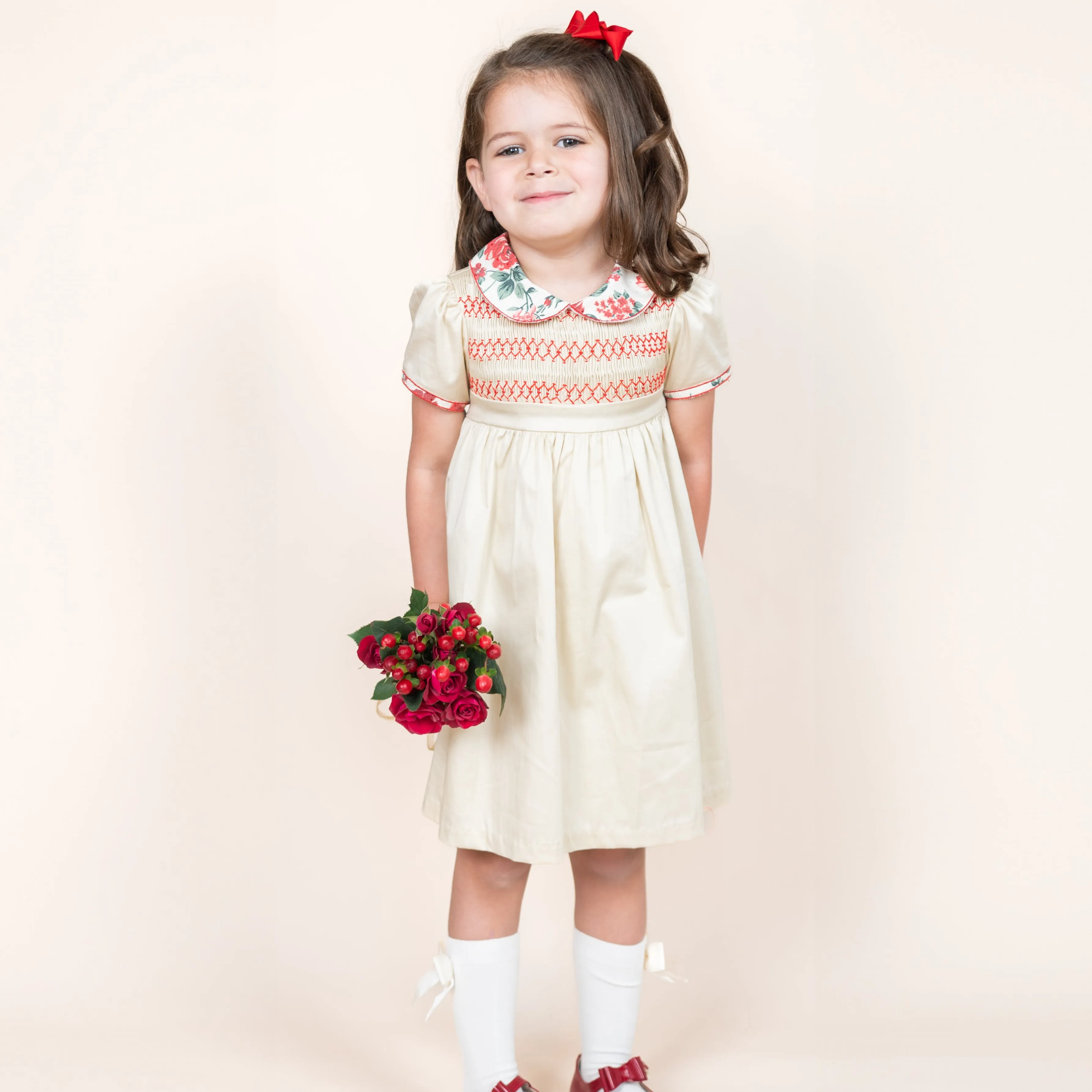 Victoria Cream Dress