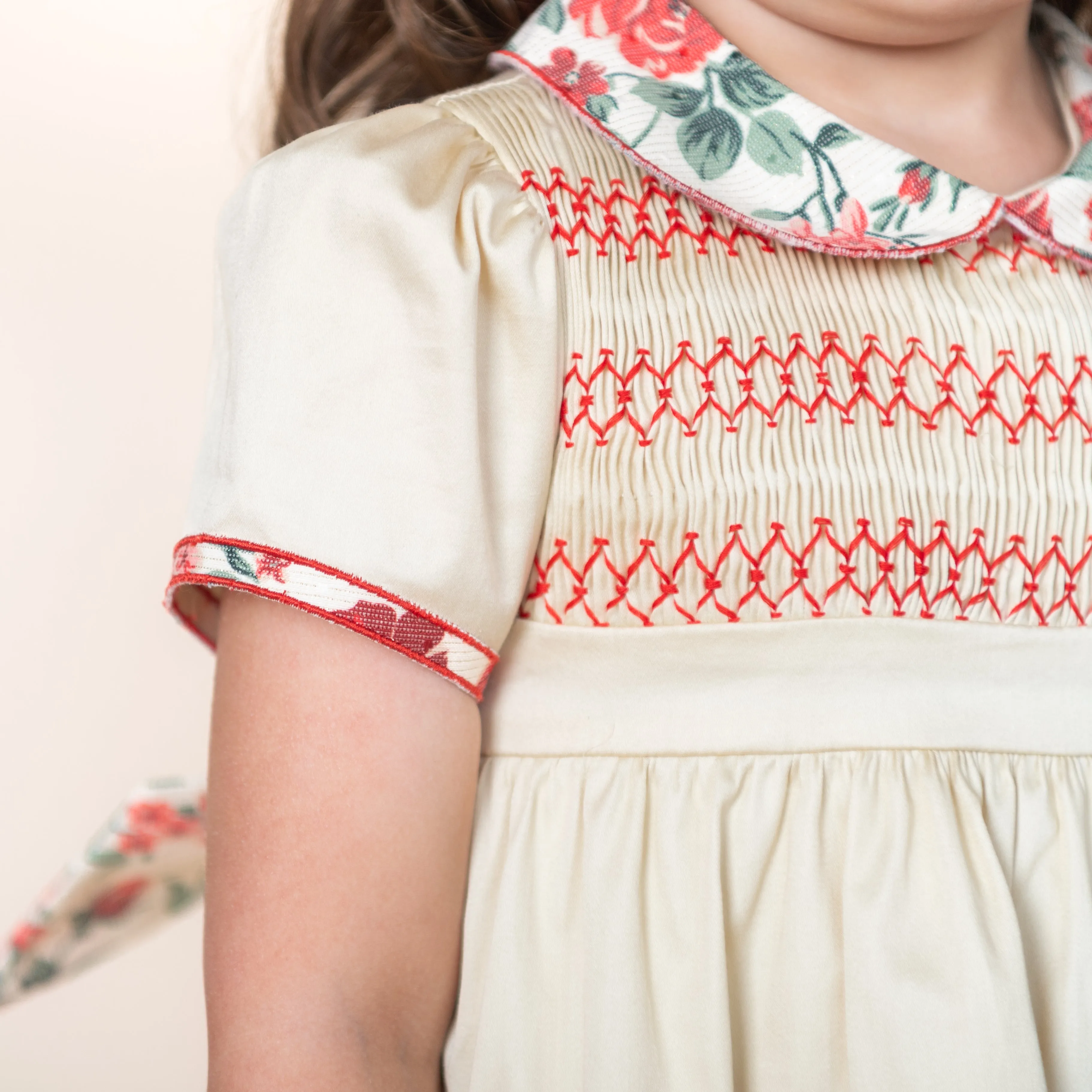 Victoria Cream Dress