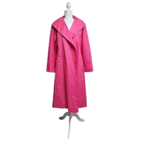 Vintage 1974 Pauline Trigere for Bergdorf Goodman Custom Made for Mrs. Whitfield Pink Raincoat