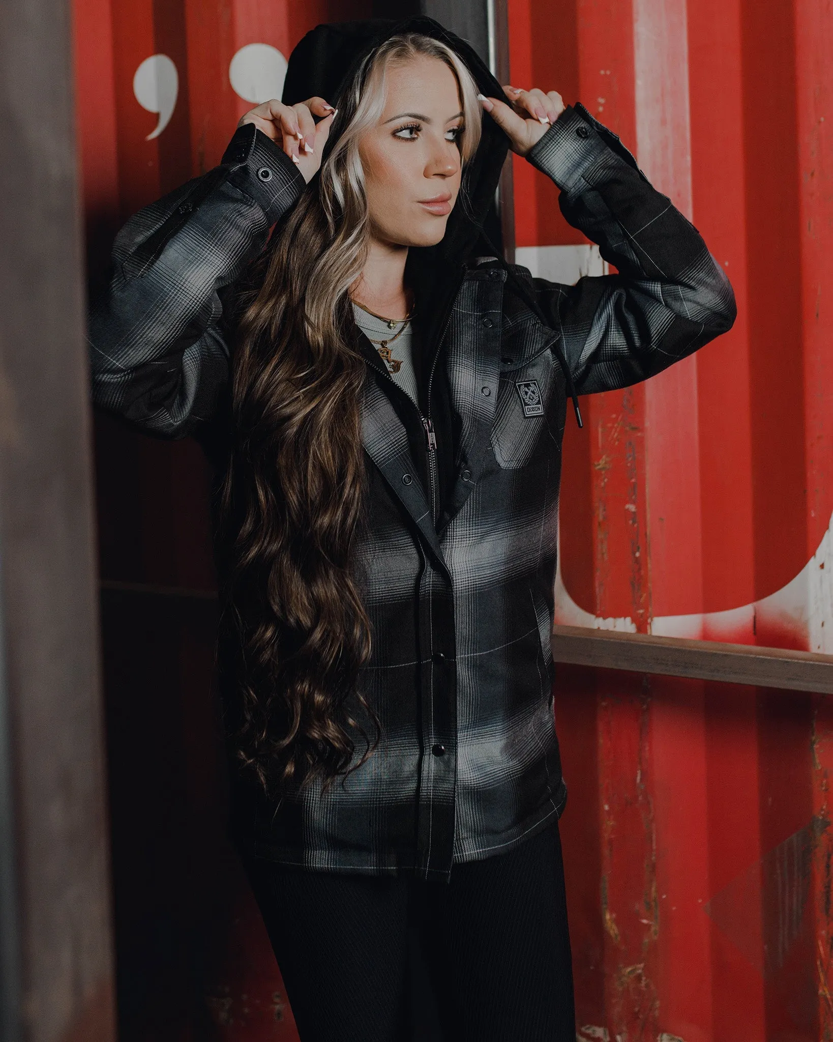 Women's Destroyer Hooded Flannel Jacket
