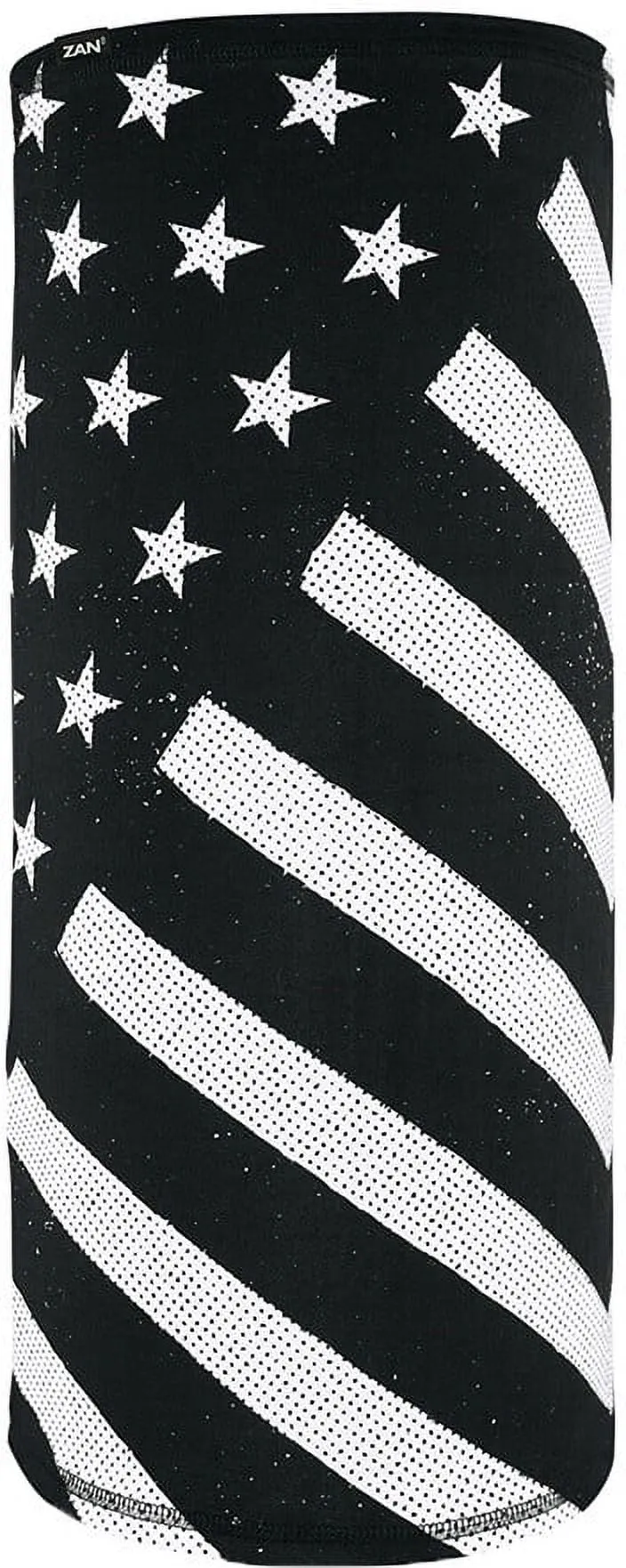 ZanHeadgear TL091 Motley Tube SportFlex Series Black and White Flag
